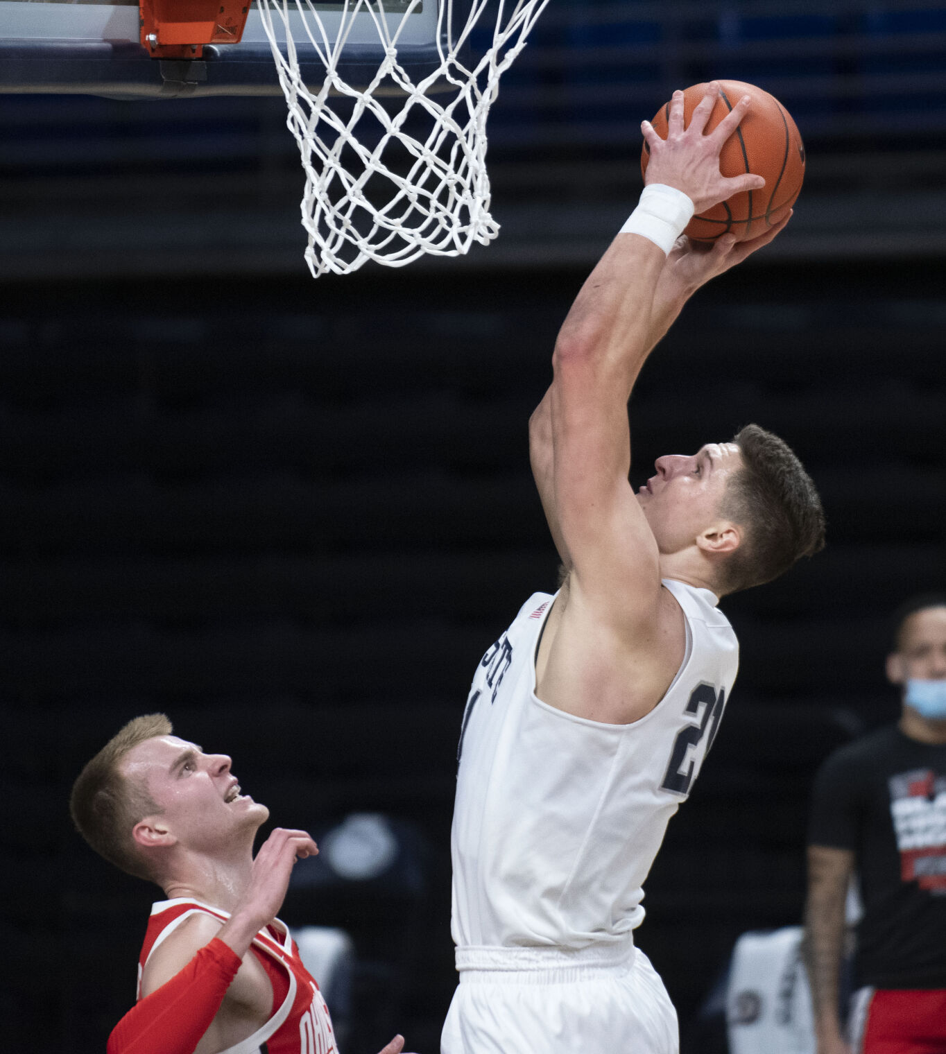 Penn State Men's Basketball vs Ohio State, Harrar (21)